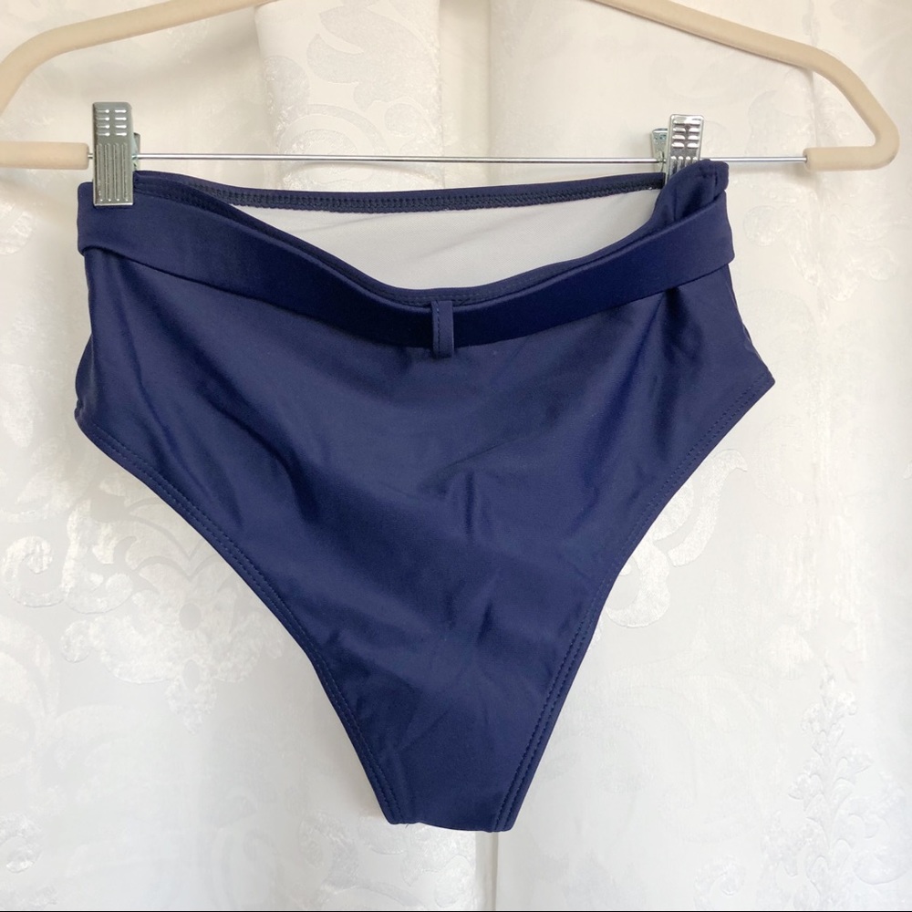 Last 1✨🆕Sade Navy High Waist Bikini Bottoms - Picture 4 of 5